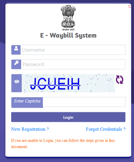 How to Login to E-Way Bill on Mobile Phone
